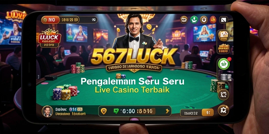 Tampilan menarik dari gameplay Live Casino di 567LUCK.