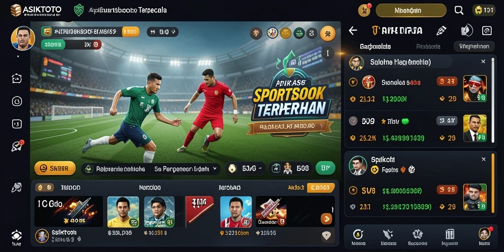 Tampilan antarmuka ASIKTOTO yang menarik saat melakukan taruhan olahraga.