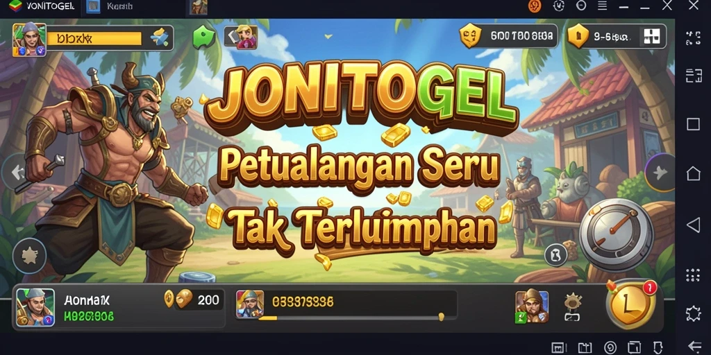 Gameplay JONITOGEL yang penuh tantangan dan petualangan seru.