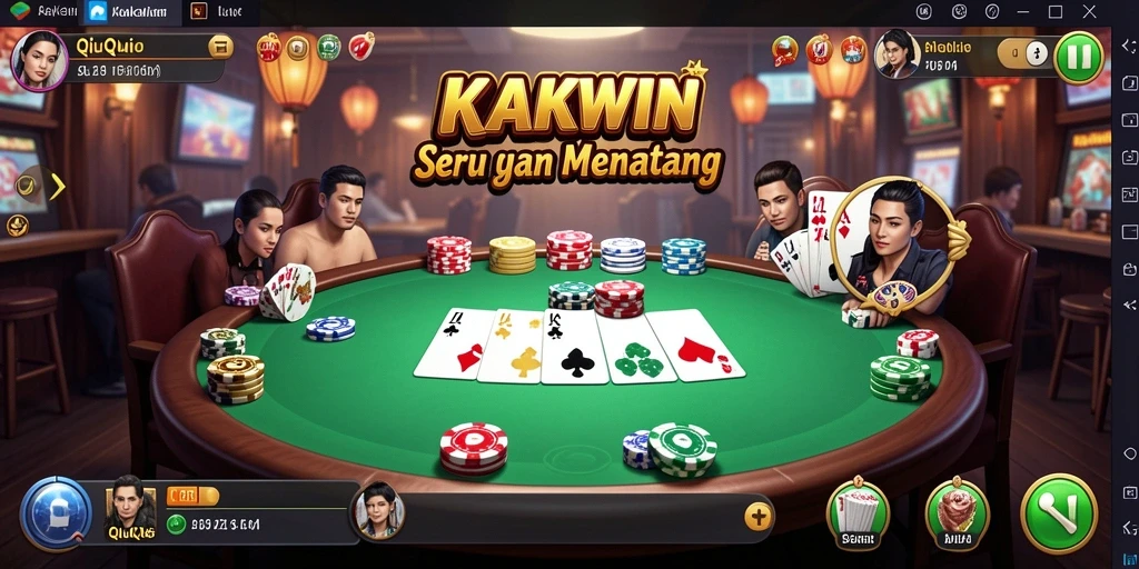Tampilan gameplay KAKWIN yang seru dan kompetitif.