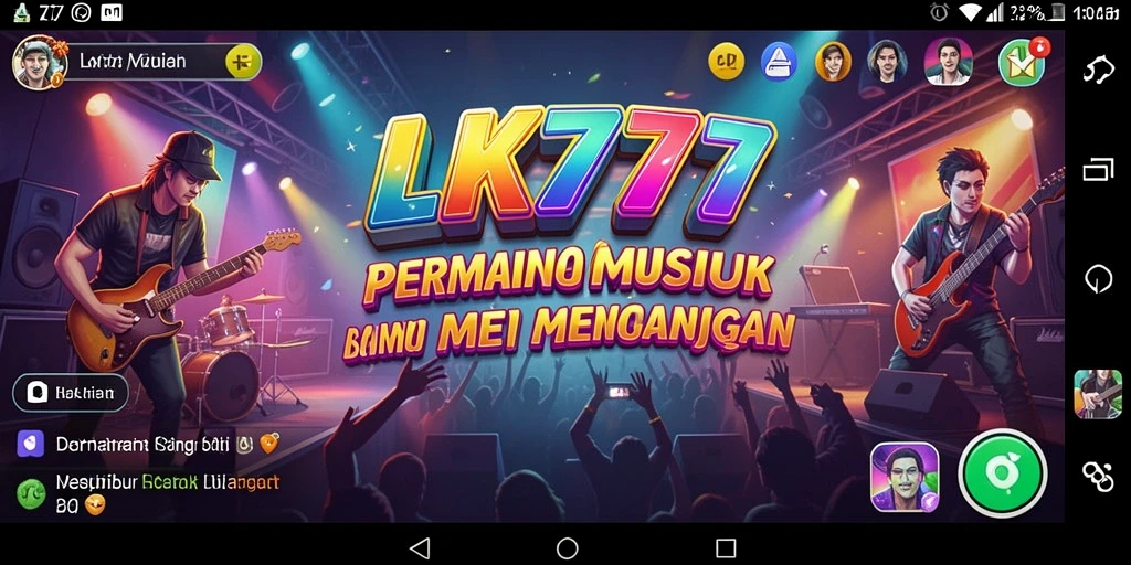 Tampilan gameplay LK777 yang penuh warna dan interaktif.