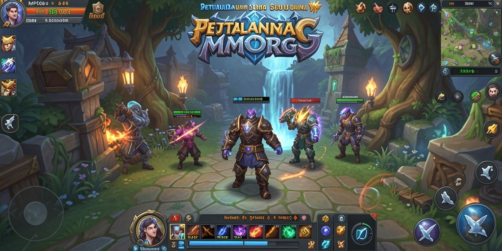 Gameplay seru MPO08 dengan petualangan epik dalam dunia MMORPG.