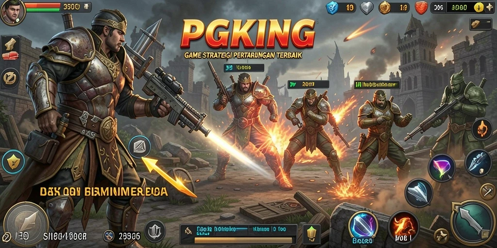 Tampilan gameplay menegangkan dengan strategi mendalam.