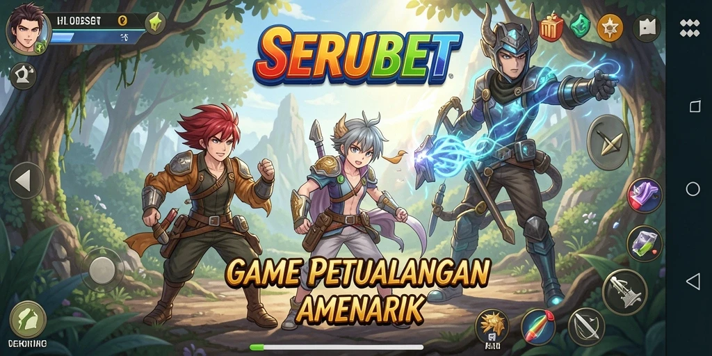 Tampilan gameplay seru dalam dunia Anime yang menarik.