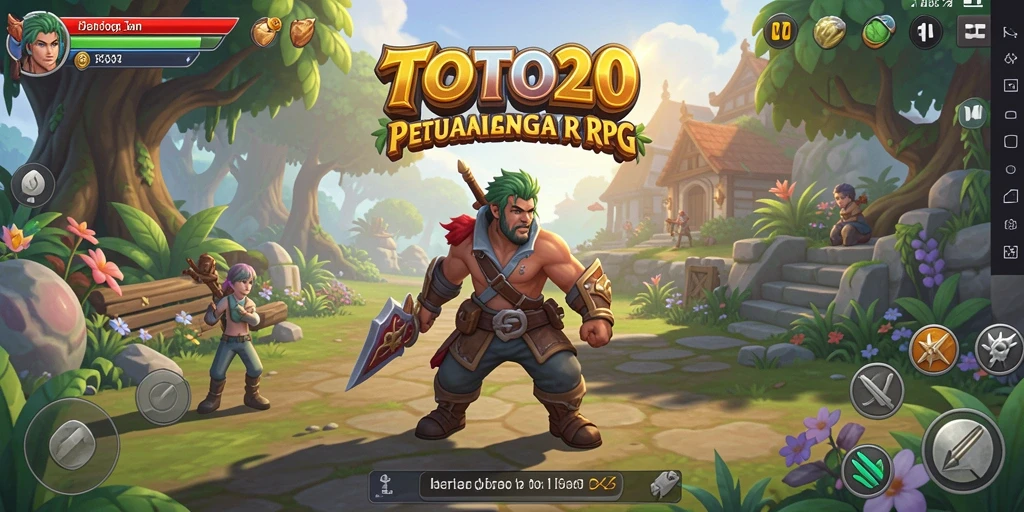 Tampilan gameplay RPG yang menakjubkan di TOTO20.